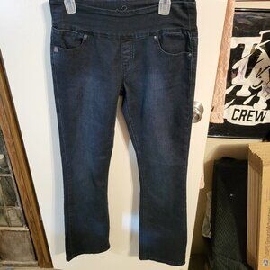 LOLA DARK WASH STRAIGHT LEG JEGGINGS JEANS SZ 8